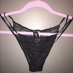 Victoria’s Secret Black Lace Panties NWT